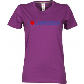 T-shirt donna summer violet