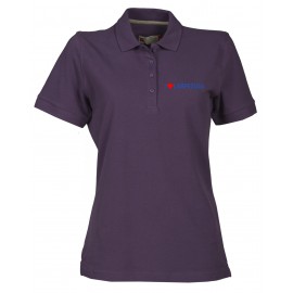 Polo donna viola indigo