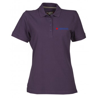 Polo donna viola indigo