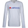 T-shirt manica lunga uomo bianca