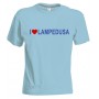 T-shirt uomo acquamarina